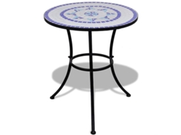 Maison Exclusive - Conjunto Bistrô Azulejos De Cerâmica 3 Pcs Azul E Branco