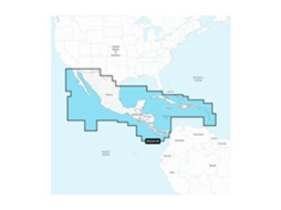 Mapa de navegação da América Central e das Caraíbas NAVIONICS SD