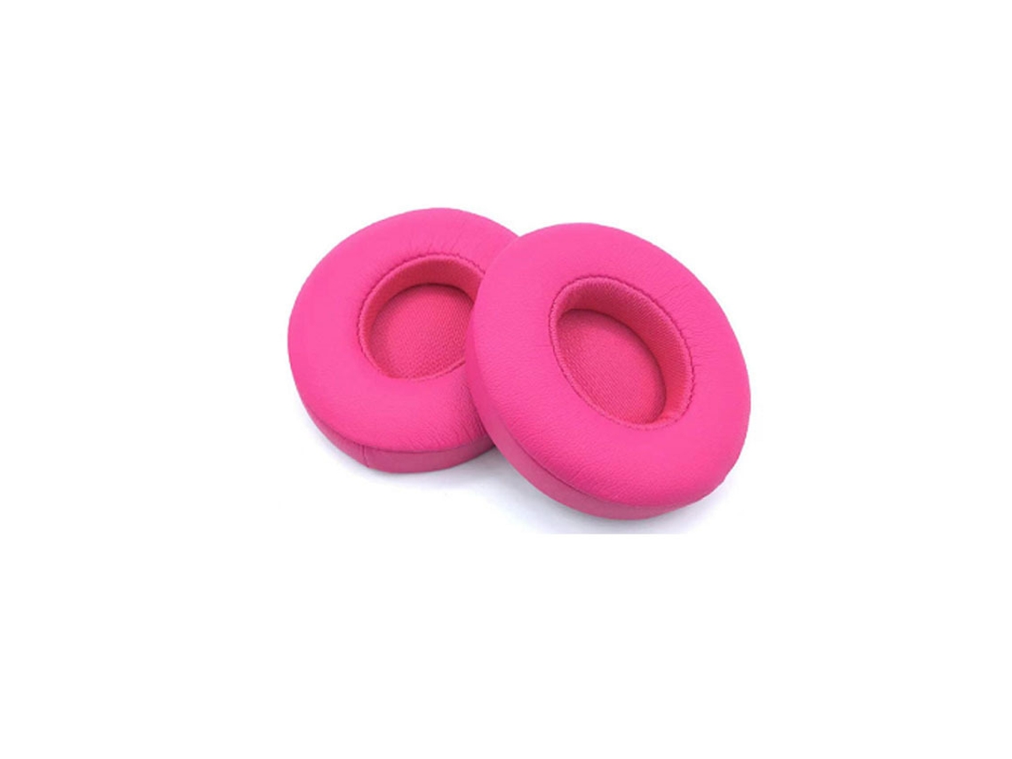 Almofada para Auscultadores Beats Solo2 Wireless de Espuma Macia Pele de Proteína Fúcsia XIAOMOYU