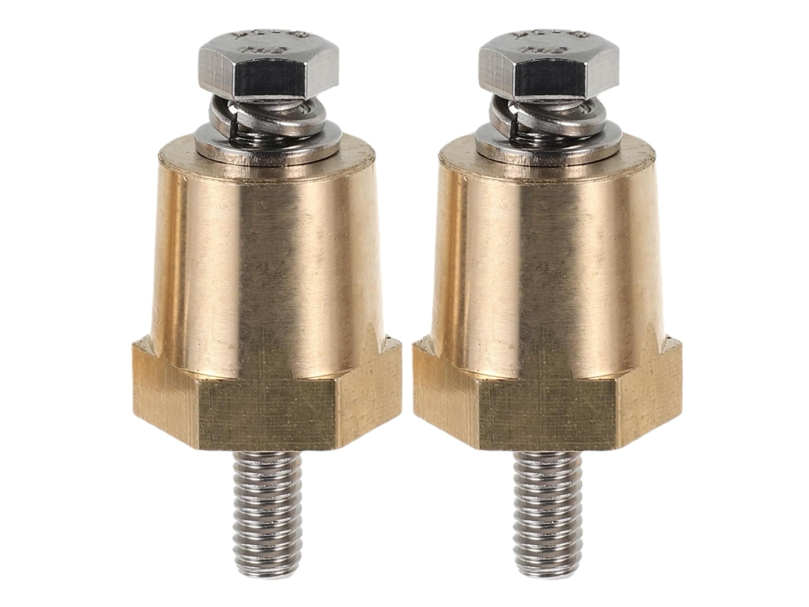 Adaptador de terminal de bateria em latão e cobre, rosca M6, conexão