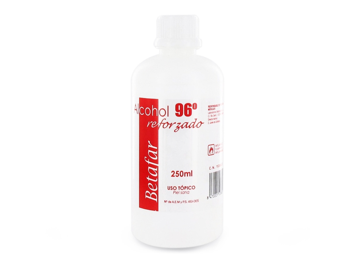 Álcools UNIFAR Betafar 96 Reforçado 250 ml
