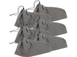 De 6 Sacos De Viagem Com Cordão Para Sapatos, Bolsa Para Armazenamento De Sapatos