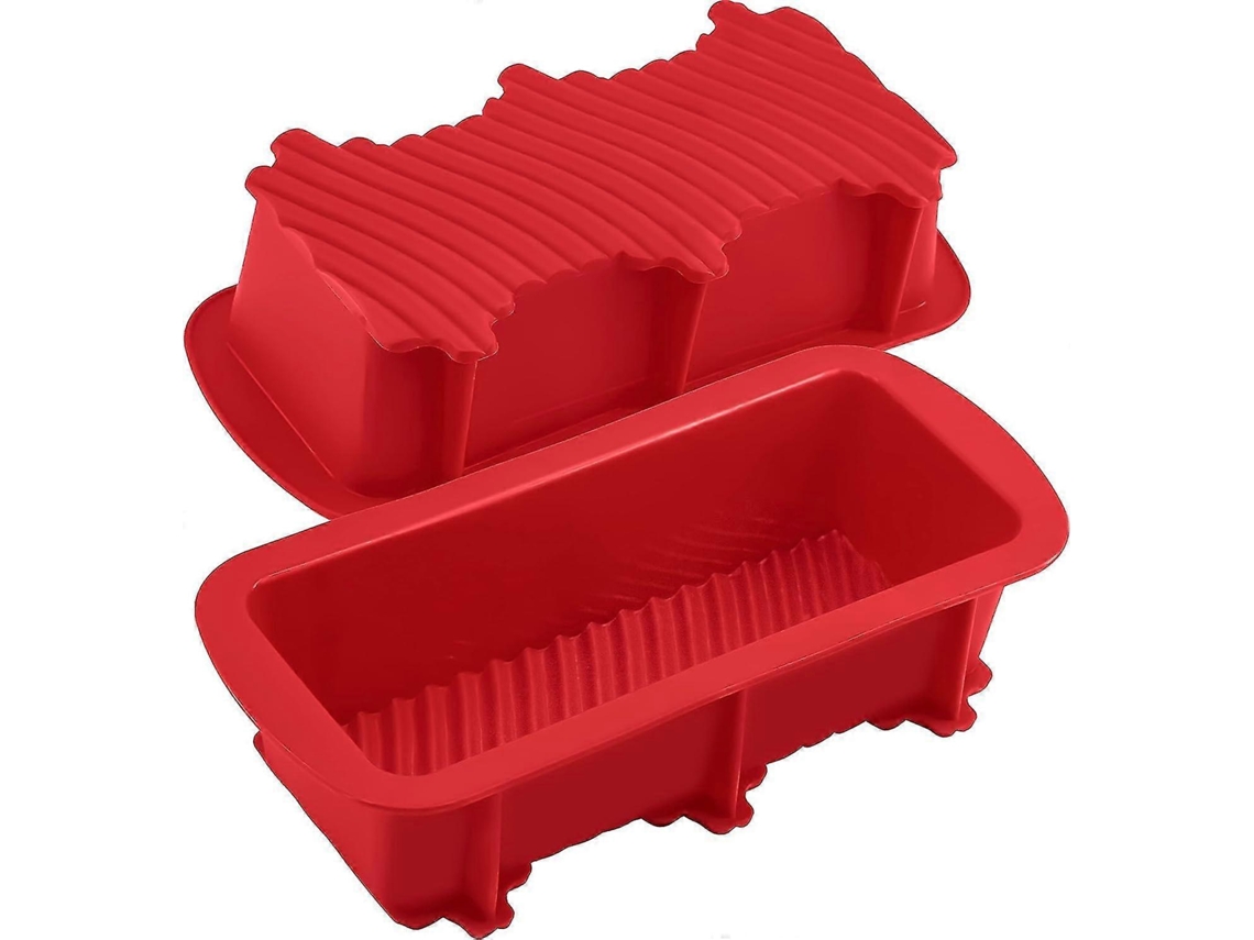 Conjunto De 2 Formas Para Pão E Bolos, Em Silicone, Para Forno, Confeitaria E Preparo Doméstico