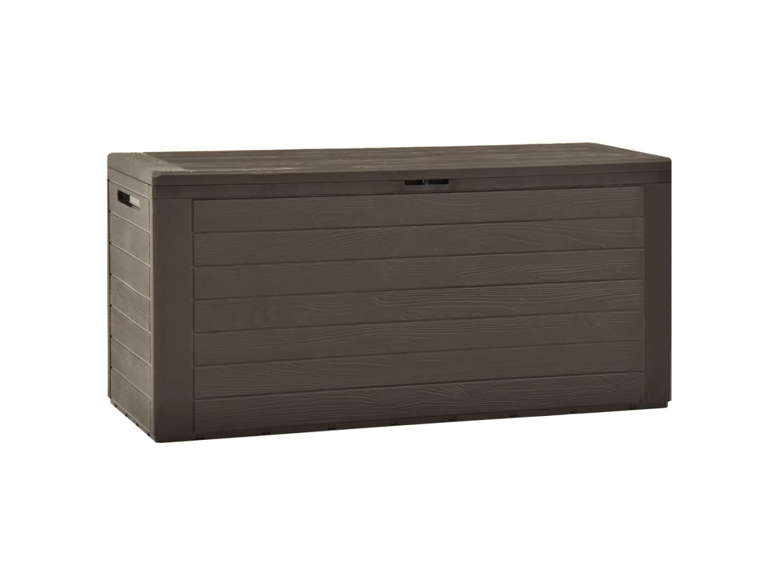 Caixa De Arrumaã§ã£o Para Jardim 116x44x55 Cm Marrom DKD HOME DECOR