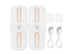 2026 lâmpada Noturna Usb 2cob com Sensor de Movimento para Armário, Gabinete e Corredor Luz Roxa e Branca