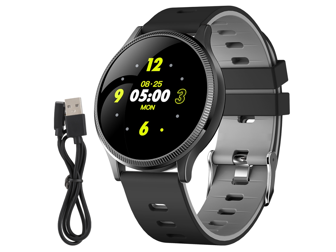 Pulseira Inteligente Mk08 com Monitoramento de Batimentos EOOCOO