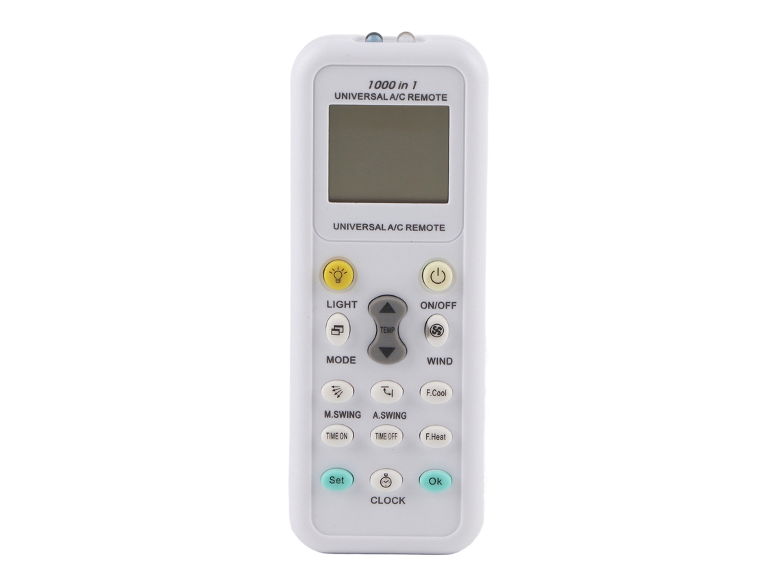 Controle Remoto Ar Condicionado Configuração Clique Display Lcd