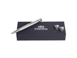 Caneta e botões cromados Conj. Festina Chronobike