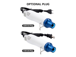 Yuru pistola de Ar Quente Portátil 300w para Argila Mole Pó de Relevo Folha Termorretrátil Ferramenta de Aquecimento e Modelagem