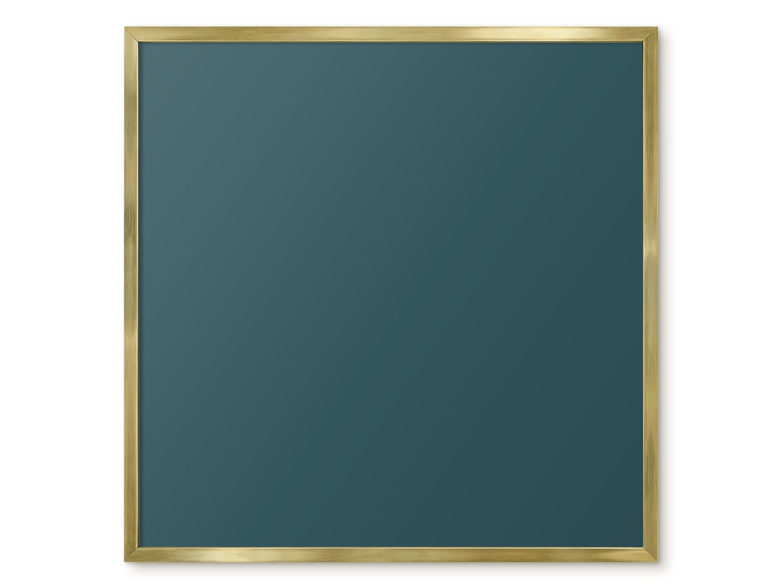 Quadro de vidro magnético azul marinho escuro para hall de entrada Espelharte (50x50 cm)