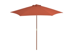 Parasol, Parasols Vidaxl Marrom Tecido (n/a)