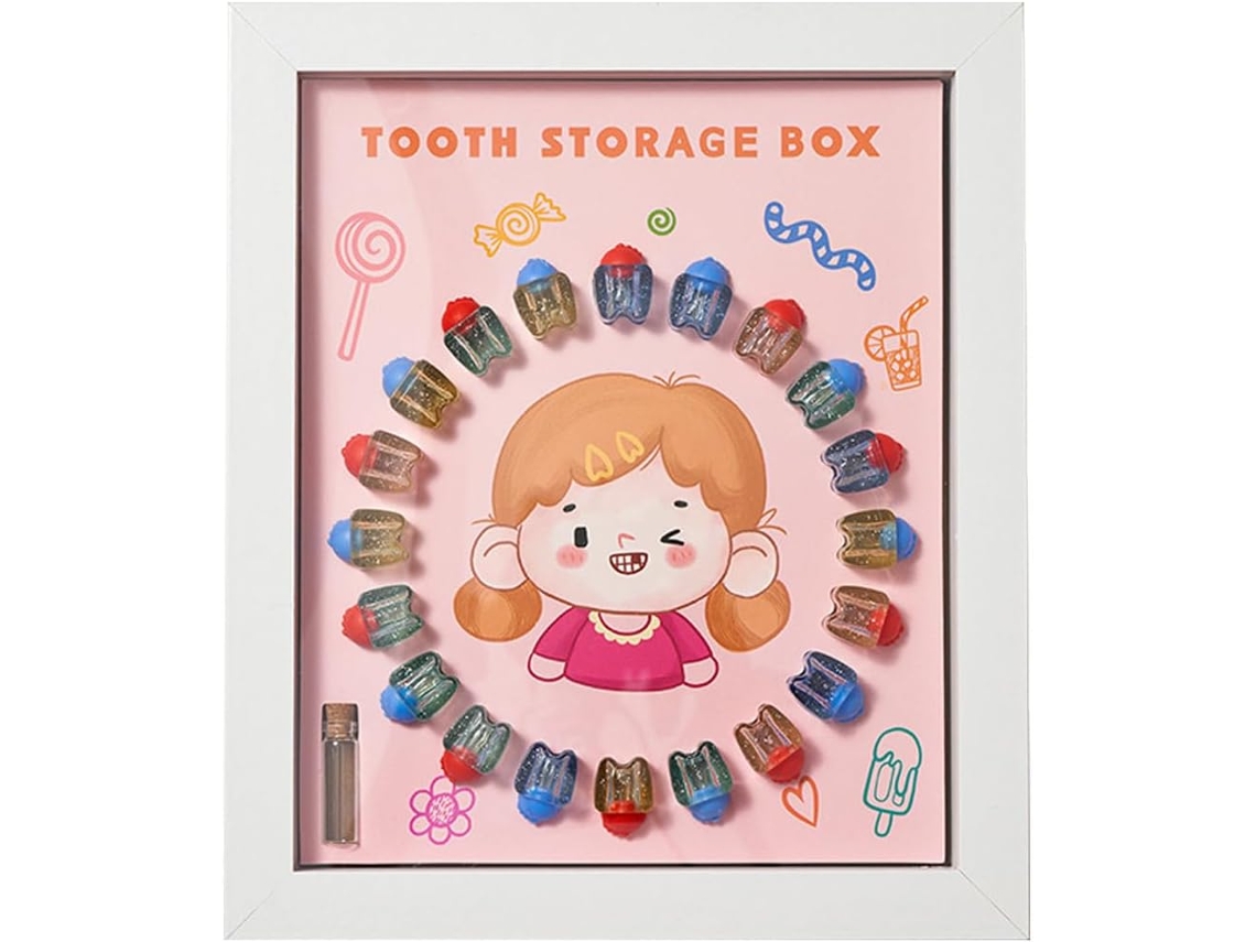 Caixa para Guardar Dentes de Leite, para Meninos e Meninas. CHABERLU