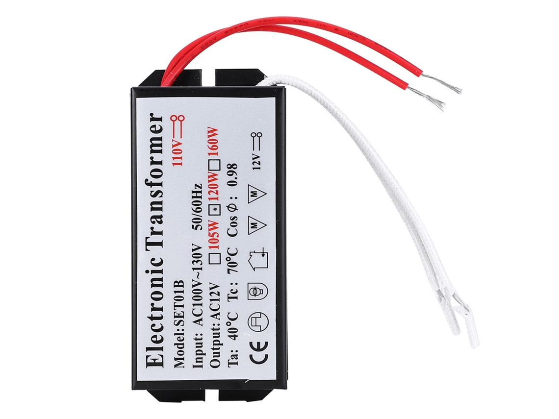 Transformador Eletrônico Laxiscreed 110v Para 12v 120w, Fonte De Energia Eficiente Para Iluminação E Eletrônica