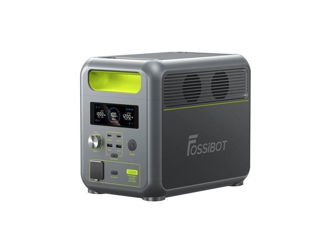 Estação de Energia Portátil Fossibot F1200 1024Wh 1200W LiFePO4, Ideal para Exterior, Viagem e Camping RV