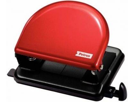 Furador Metalico  52, Capacidadee 20 Folhas Vermelho