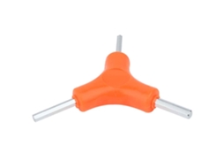 Chave Hexagonal de Aço Inoxidável Portátil com Três Vias para Manutenção de Bicicleta S/MARCA