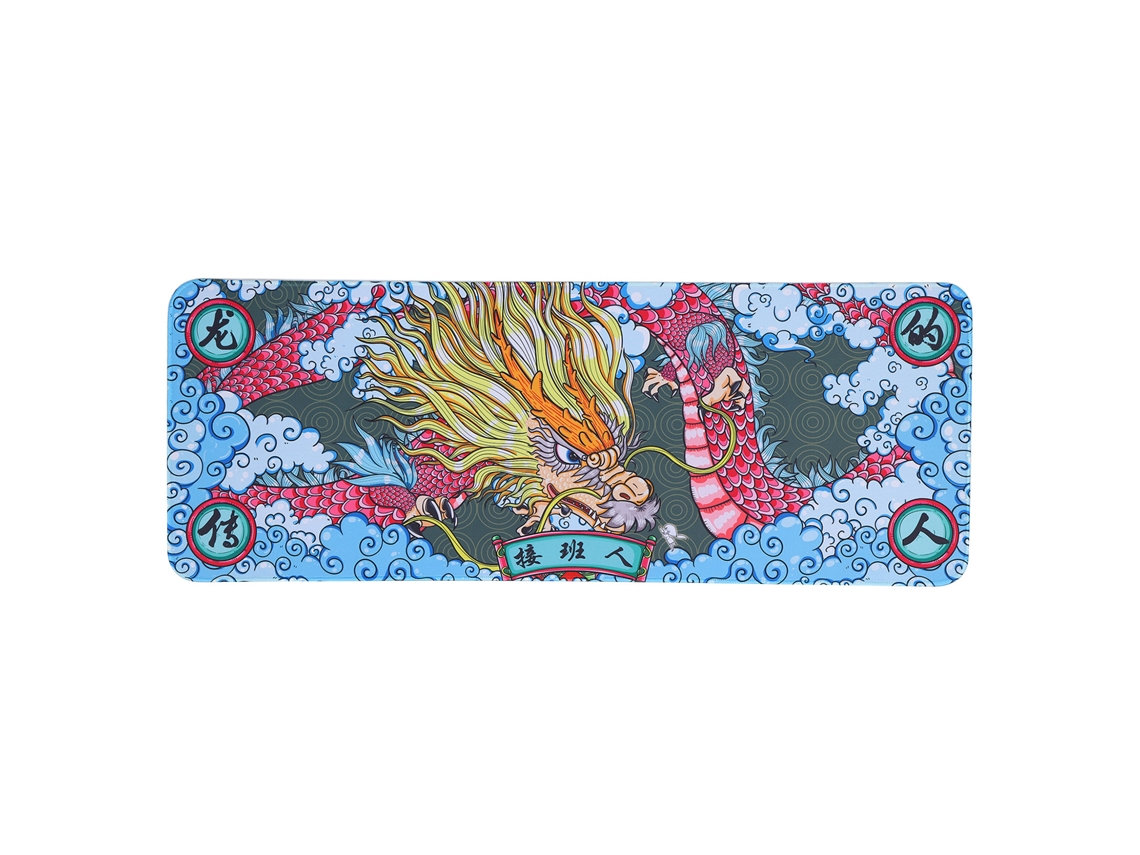 Mouse Pad (borda Grossa Com Travamento, Lavável) Guochao Tapete Grande Para Mesa De Escritório Tapete De Escrita Personalizado Descendentes Do Dragão
