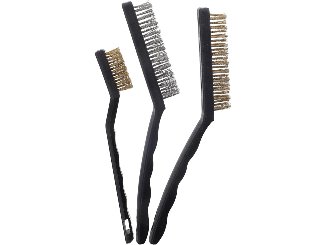 Escova De Arame Minkissy Para Limpeza Frestas E Rachaduras, 1 Conjunto, Cobre E Aço Inoxidável, Multiuso Para Veículos E