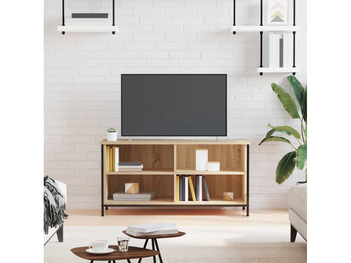 Vidaxl Móvel De Tv 100x40x50 Cm Derivados De Madeira Carvalho Sonoma