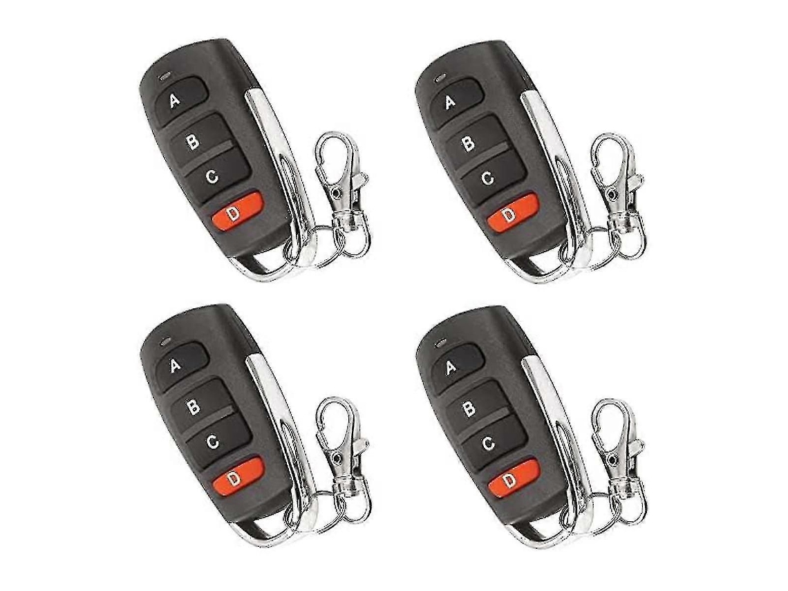 Controle Remoto Universal Duplicador para Porta de Garagem Conjunto de 4 TAISHENGDA