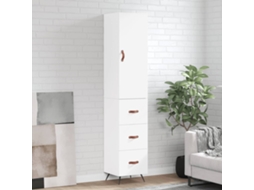 Armario alto 34,5x34x180 cm Madera procesada Blanco