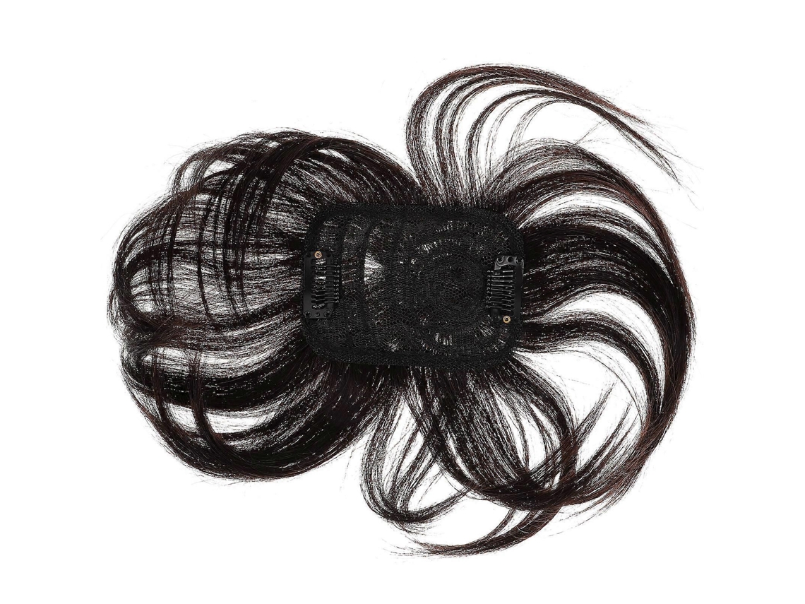Peruca Feminina Lisa para Cabelos Ralos, 4 Peças, Marrom. TAISHENGDA