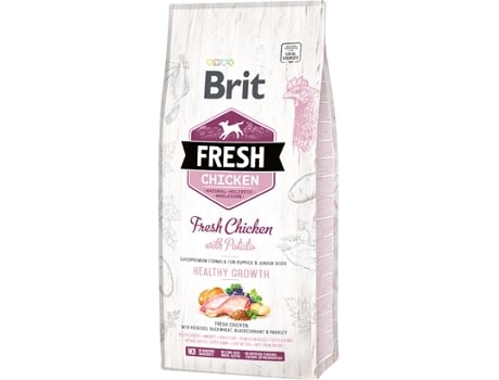 Brit Fresh Dog Puppy Healthy Growth with Chicken & Potato 2,5 kg