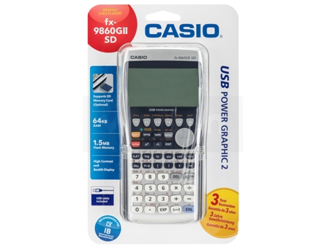 Calculadora Grafica Casio Fx 9860gii Sd Worten Pt
