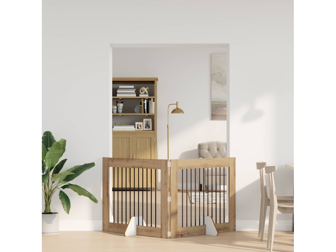 Vidaxl Portão Dobrável Com Suportes 2 Unid. 200,5 Cm
