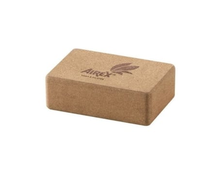 Bloco Yoga Eco Cork Cortiça Natural 225 X 150 X 74 Mm AIREX