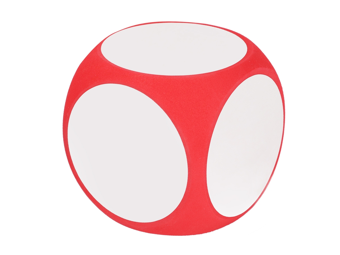 Ats dados em Branco Limpáveis Escritíveis Portáteis de Cor Vibrante Acessório Didático Vermelho para Diy e Jogos