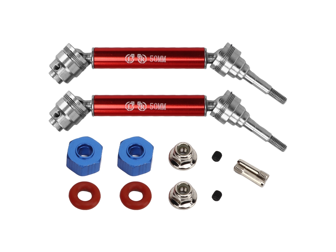 Mali eixo de Transmissão Dianteiro Rc Aço Alumínio 1/10 para Traxxas Red Protetor Contra Ferrugem