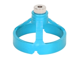 Localizador de Broca Vertical 3 em 1 com 6 Buchas para Madeira, Guia de Broca e Modelo Azul