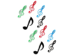 Conjunto Toyandona de 4 camadas de plástico para partituras de piano Prova Vento e notas de sermões, 10 unidades x 4