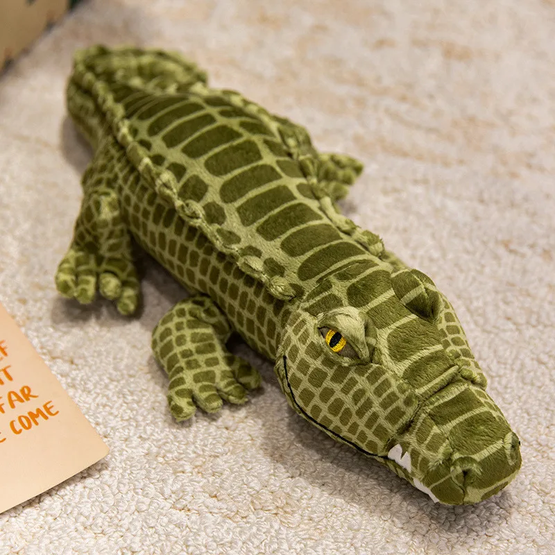 (crocodilo 31cm-50cm) Brinquedo De Pelúcia Dinossauro Realista, Presente Para Crianças
