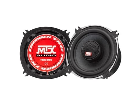 Coaxiais 2 Vias Mtx Audio 10cm 4? 70wrms Chassi De Alumínio Bobina Ø25mm Til Tweeter De Neodímio Ø22mm