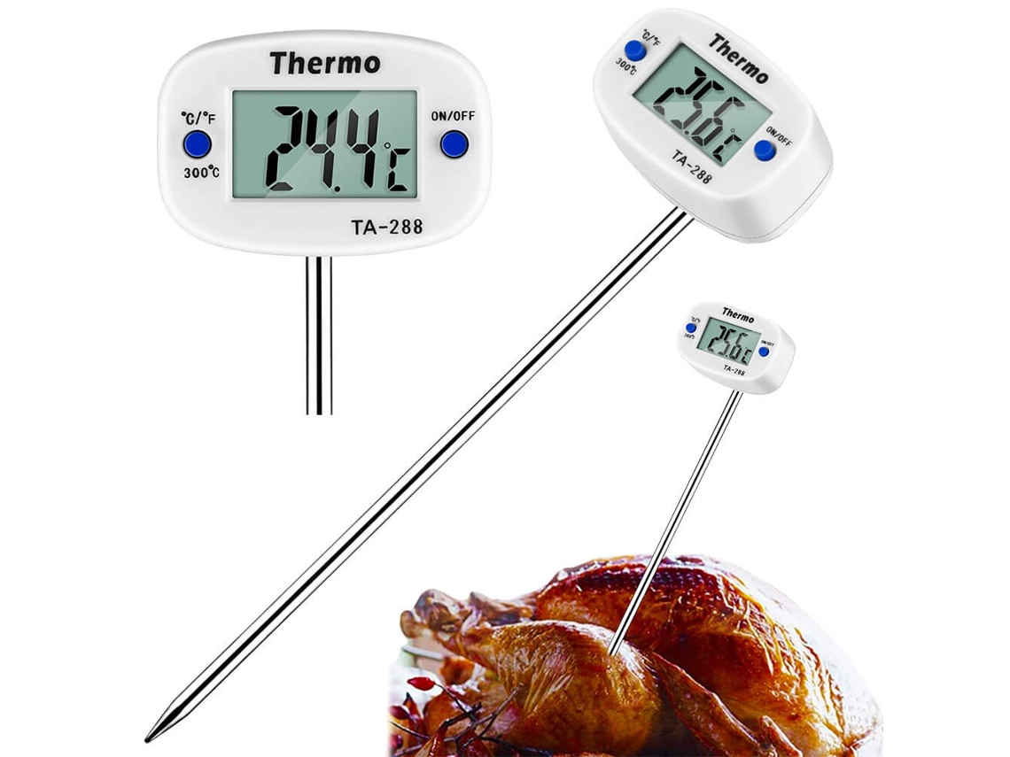 Termômetro Digital AQUAFORGE para Forno Micro-ondas, Doméstico e Confeitaria