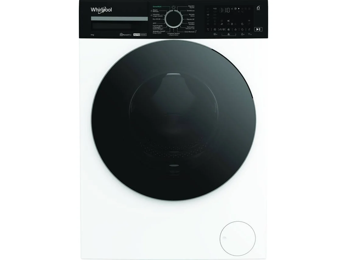 Máquina de Lavar Roupa WHIRLPOOL WPM 911W (9 Kg - 1400 rpm - Branco)