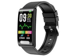 Relógio inteligente TK70 com monitor de glicose no sangue, ECG, frequência cardíaca e bicicleta elétrica