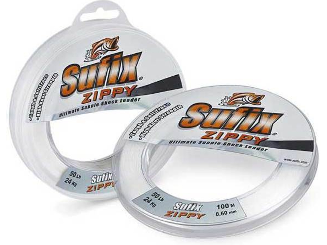 Linha de Pesca de fluorcarbono SUFIX Zippy (0.800 mm - 0,40 mm)