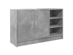 Sink Cabinet, Sink Cabinets Vidaxl Cinzeto Madeira Processada (90 X 29 X 55 Cm)