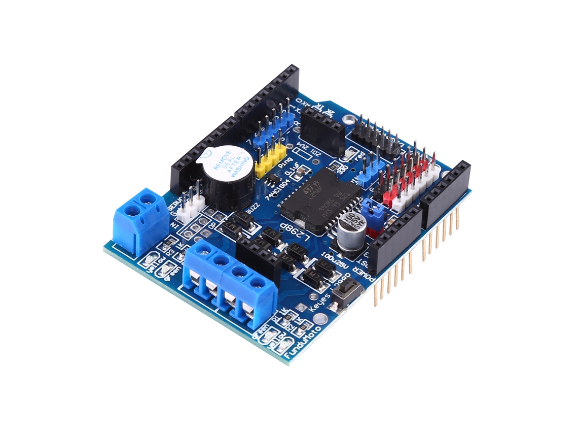 Módulo Shield Driver Motor Dc Bluetooth L298p