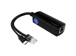 Divisor Poe Usb-c 5v Gigabit Adaptador Compatível Com Ieee 802.3af Para Ip-aquaforge