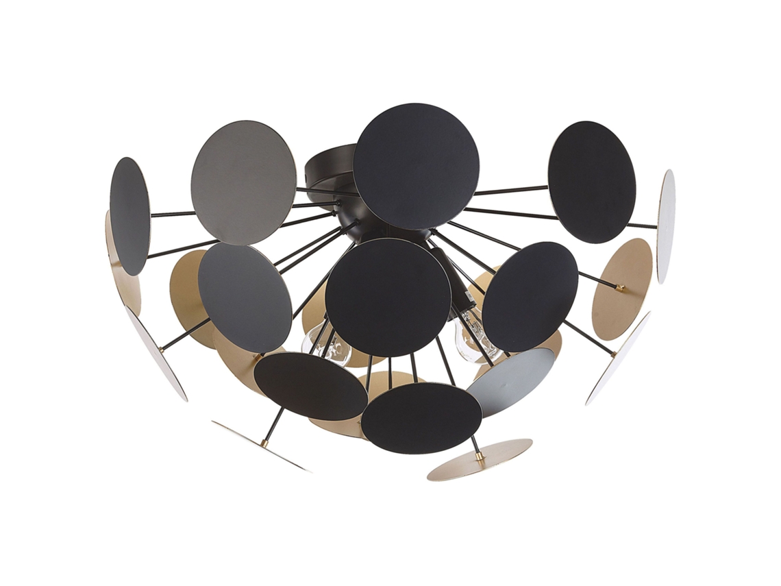 Candeeiro De Teto Maritsa Metal Preto