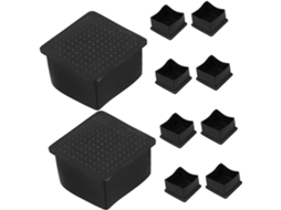 10 Protetores De Pés Mesa E Cadeira, Capas De Borracha Para Proteção Do Piso E Móveis