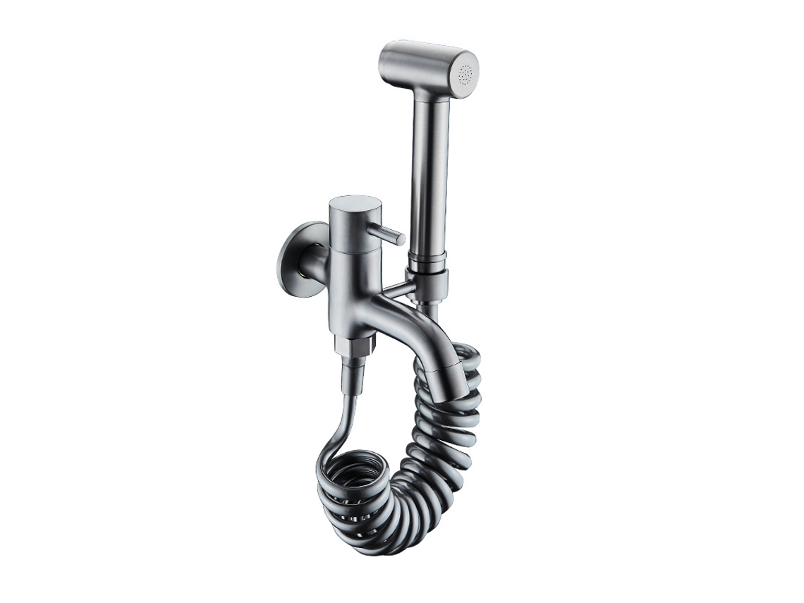 Torneira De Duche  Spray Gun Suit Wc Varanda Única Pare Fria Pressurização Flush Tap*