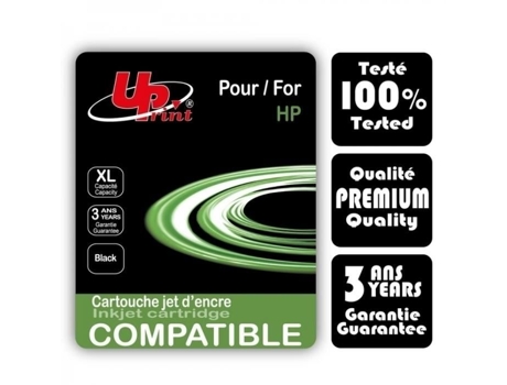 Cartucho Preto UPRINT Hp 932Xl de Alta Capacidade Compatível com Impressoras Hp Officejet 6100 Hp Officejet 6600 Hp Officejet