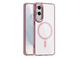Capa Transparente Para Samsung Galaxy S25 Edge Compatível Com Magsafe Tpupc