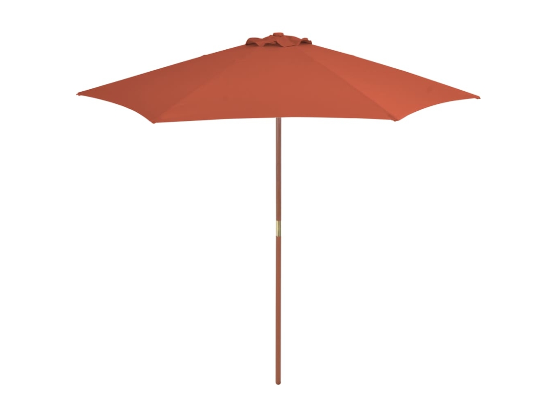 Parasol, Parasols Vidaxl Marrom Tecido (n/a)