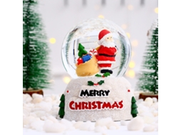 Laxiscreed Globo De Natal De Vidro Com Luzes, Boneco De Neve E Pai Natal Para Decoração De Casa